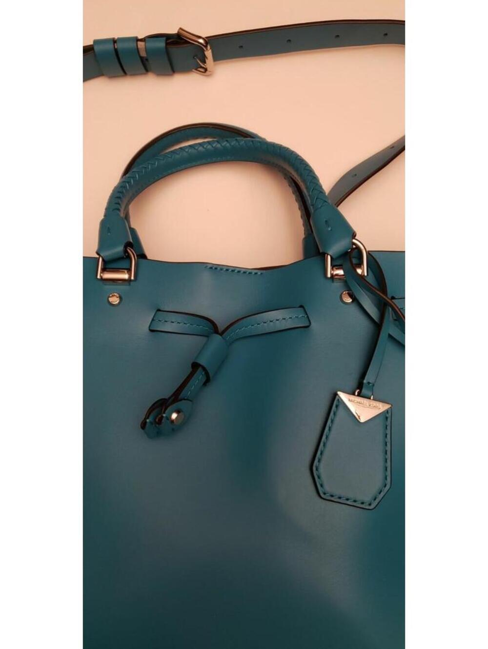 MICHAEL KORS Braided Handle Handbag in T - Picture 2 of 9